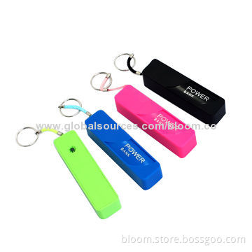 Emergency USB Mobile Chargers, 2,600mAh for iPhone4/4s/5/5s/6, with LED Light, Best Promotional Gift